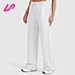straight leg fleece sweatpants